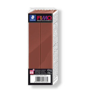 Pâte à modeler polymère Fimo Pro 454 g - 77 - Chocolat