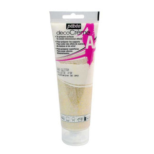 Auxiliaire decoCrème Vernis Or pailleté 120 ml