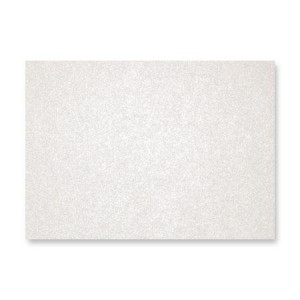 Carte faire part Pollen 210g 110 x 155mm par 25 - Blanc Irisé