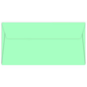 Enveloppe faire part Pollen 120g 110 x 220mm par 20 - Vert Jade