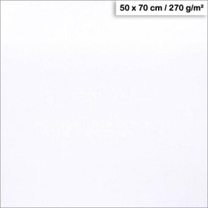 Feuille de papier Maya 50 x 70 cm 270 g/m² - Blanc