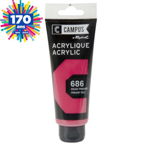 Peinture acrylique étude Raphaël / Campus 100ml - 007 - Orange pastel