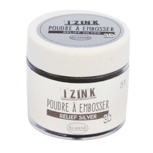 Poudre à embosser 25 ml argent