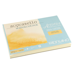 Bloc de papier 300 g/m² Grain Fin Artistico Blanc - 36 x 26 cm