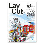 Bloc de papier Layout 75 g/m² 70F - 29,7 x 42 cm (A3)