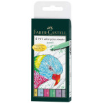 Feutre-pinceau Pitt couleurs pastels par 6