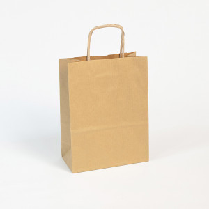 Sac en kraft brun 18 x 7 x 24 cm