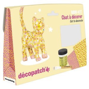 Chat en papier mâché - Mini kit