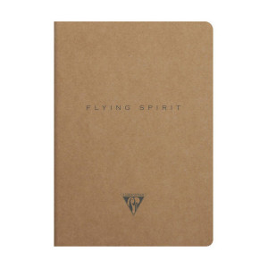 Carnet Flying Spirit kraft 7,5 x 12 cm 48 pages Lignées 90g/m²