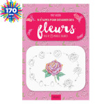 Livre 10 étapes pour dessiner des fleurs