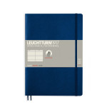 Carnet de notes souple B5 17,8 x 25,4 cm - Bleu marine