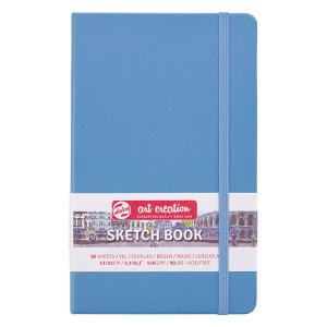 Carnet de croquis Bleu ciel 140 g/m² 80 feuilles - 9 x 14 cm