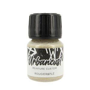 Peinture Custom Cuir 30 ml Couleurs pailletées - 41 Argent pailleté