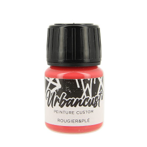 Peinture Custom Cuir 30 ml Couleurs modes - 45 Rouge Rougier