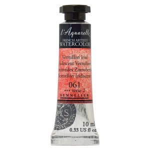 Aquarelle extra-fine au miel Irisée tube 10 ml - 060 Orange irisé